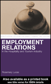 Title details for Employment Relations in the Hospitality and Tourism Industries by Rosemary  Lucas - Available